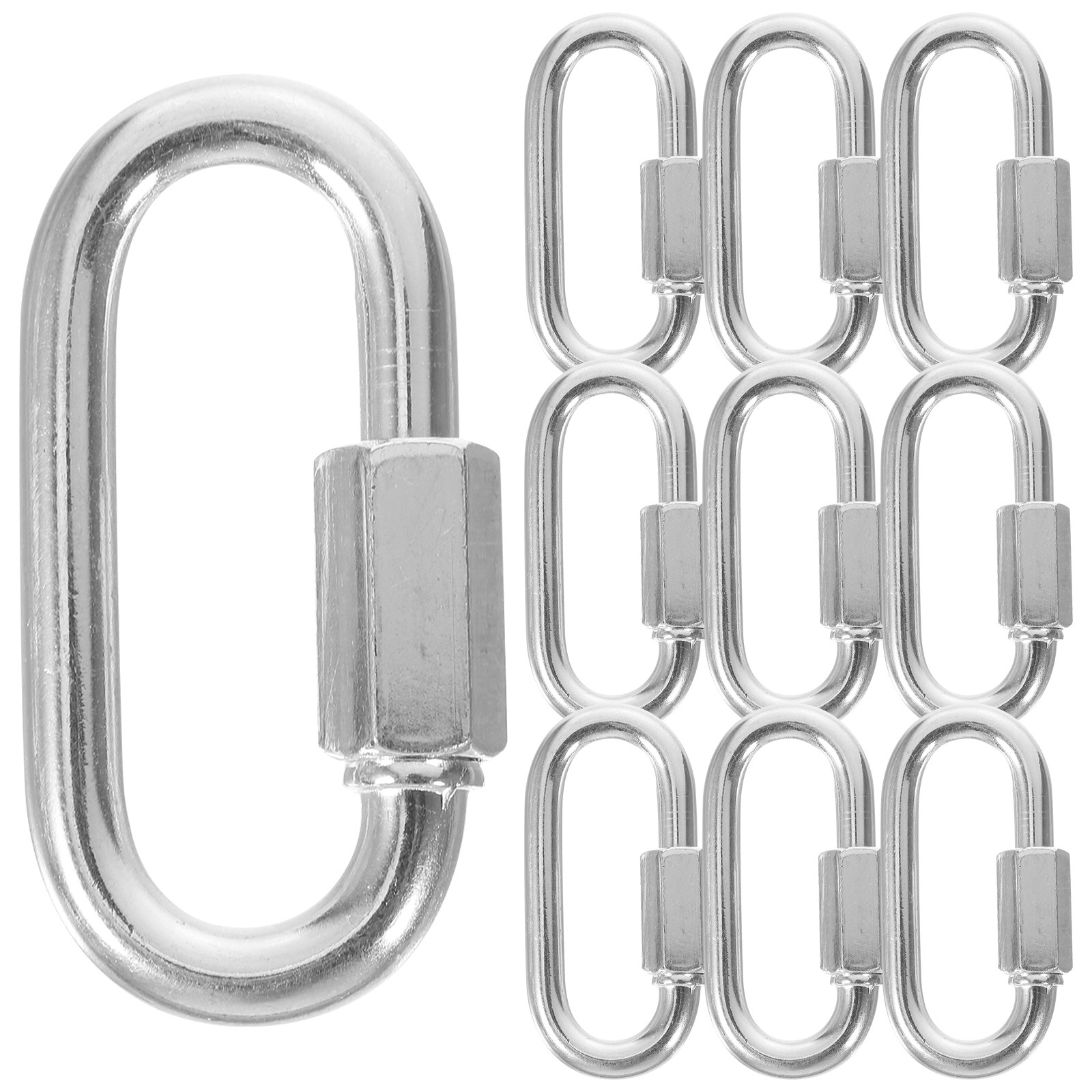 10Pcs Climbing Buckle Heavy Du - огляд і ціна Chain Quick Link
