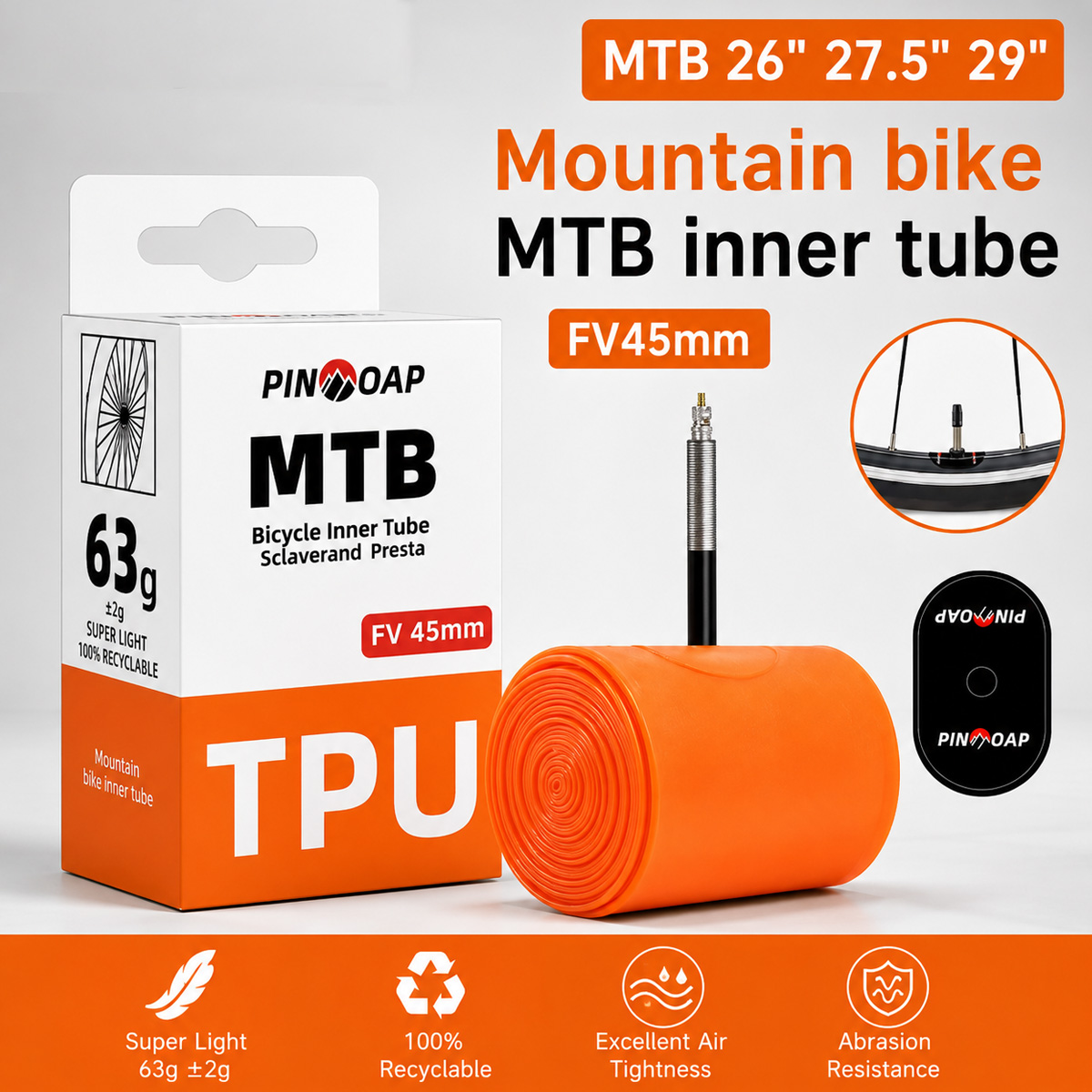 1PC Mountain Bike Inner Tube M - огляд і ціна Mountain Biking Tube