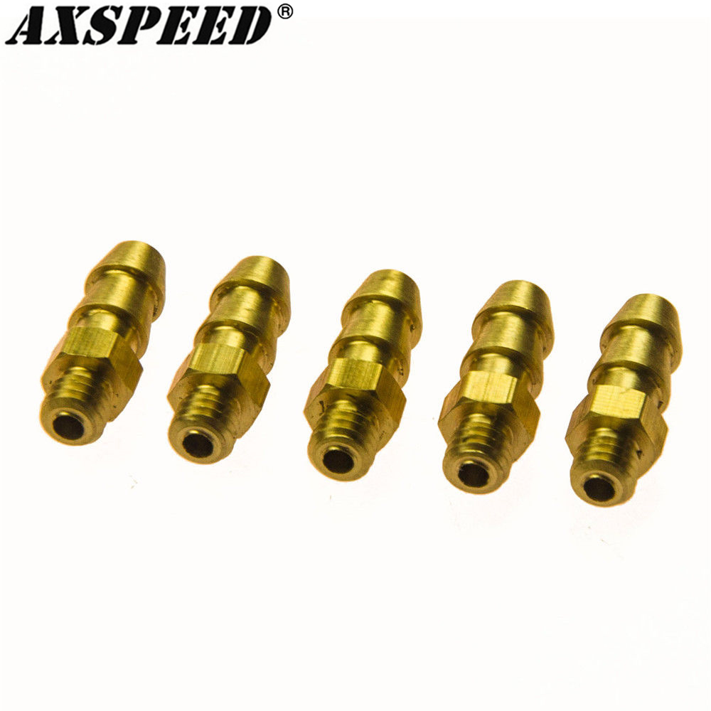AXSPEED 5Pcs M4 M5 M6 Threaded - огляд і ціна Spoke Nipple Brass